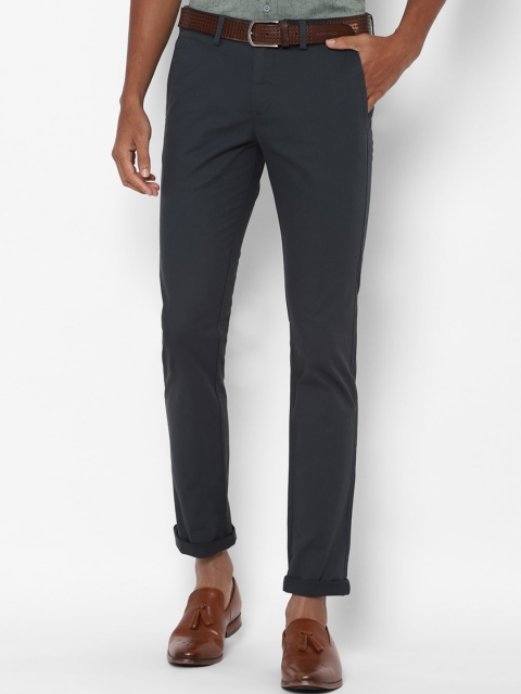 Allen Solly Men Grey Slim Fit Regular Trousers