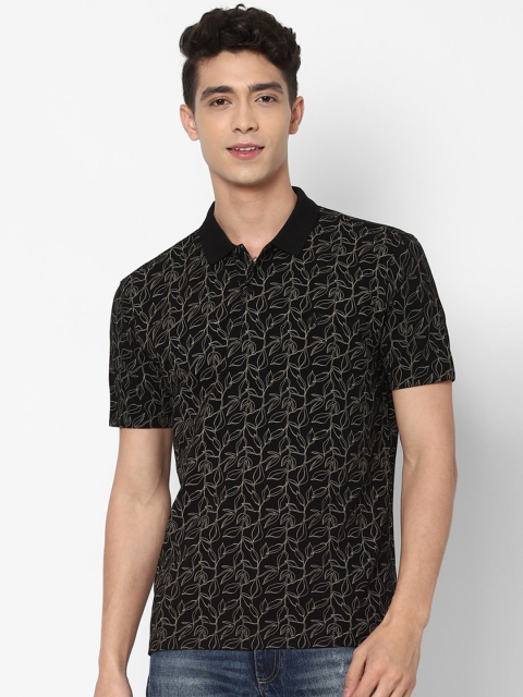 Allen Solly Men Black Gold Coloured Pure Cotton Printed Polo Collar Pure Cotton T-shirt
Allen Solly Men Black Gold Coloured Pure Cotton Printed Polo Collar Pure Cotton T-shirt