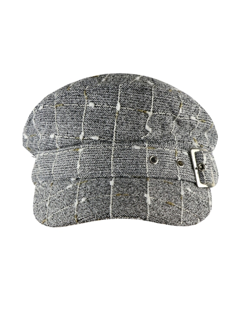 iSWEVEN Unisex Grey Cotton Visor Cap