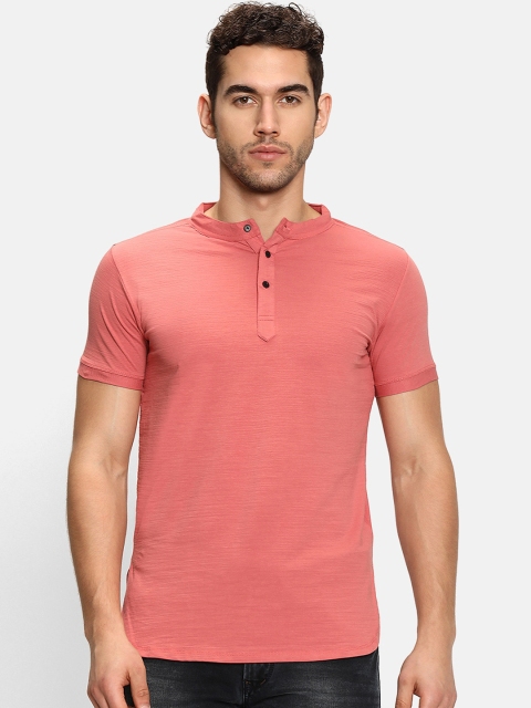 V2 Value & Variety Men Pink Kurta