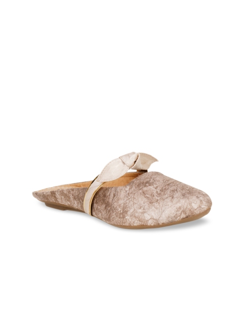Denill Women Brown Printed Ballerinas Flats
