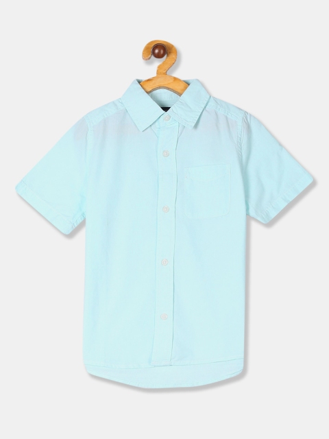 The Childrens Place Boys Blue Casual Shirt