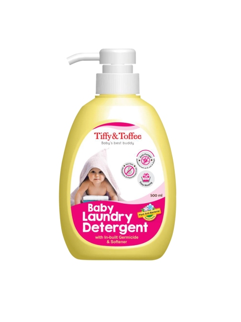 Tiffy & Toffee Baby Laundry Detergent With In-Built Germicide & Softener 500 ml, White
Tiffy & Toffee Baby Laundry Detergent With In-Built Germicide & Softener 500 ml, White