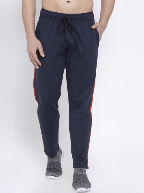 NEUDIS Men Navy Blue Solid Cotton Solid Lounge Pant