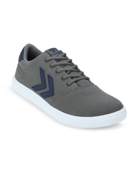hummel Unisex Grey Melange Colourblocked Sneakers
