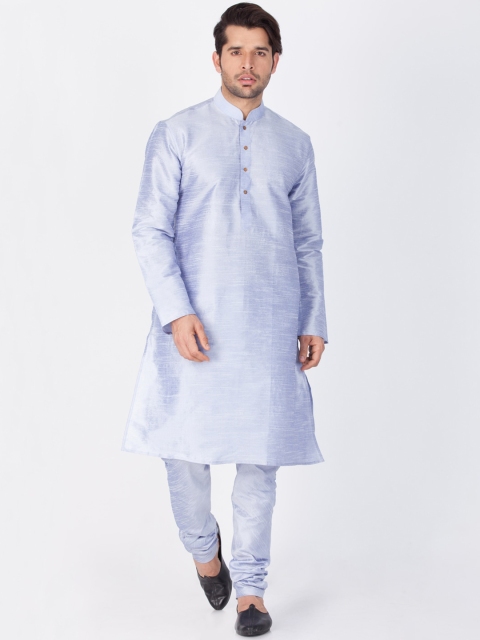 VASTRAMAY Men Lavender Kurta With Churidar