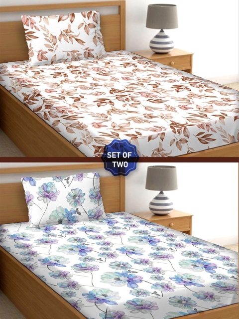 BELLA CASA White & Brown 250 TC 2 Premium Cotton Single Bedsheet with 2 Pillow Covers
BELLA CASA White & Brown 250 TC 2 Premium Cotton Single Bedsheet with 2 Pillow Covers