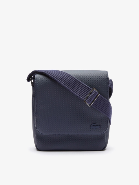 Lacoste Men Navy Blue Messenger Bag