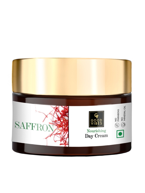 Good Vibes Saffron Nourishing Day Cream 50 g, Transparent