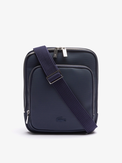 Lacoste Men Navy Blue Messenger Bag