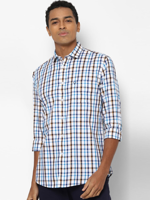 Allen Solly Men Blue Slim Fit Tartan Checked Casual Shirt
Allen Solly Men Blue Slim Fit Tartan Checked Casual Shirt