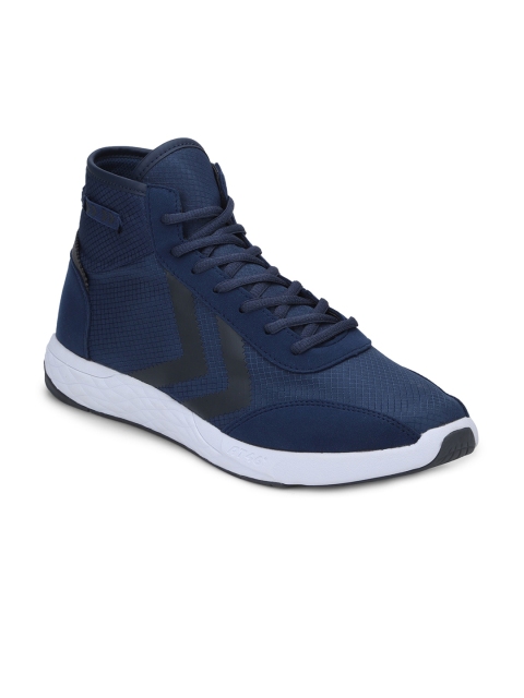 hummel Unisex Navy Blue TERRAFLY SPRING HI Training or Gym Shoes