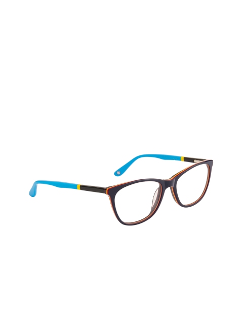 Ted Smith Women Blue Full Rim Square Frames
