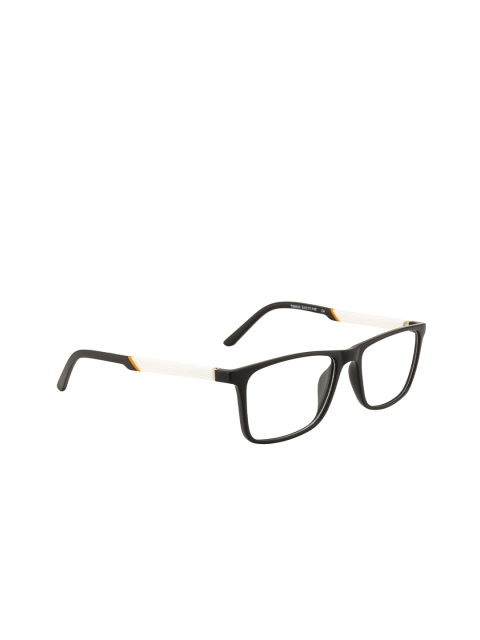 Ted Smith Unisex Black & White Full Rim Wayfarer Frames