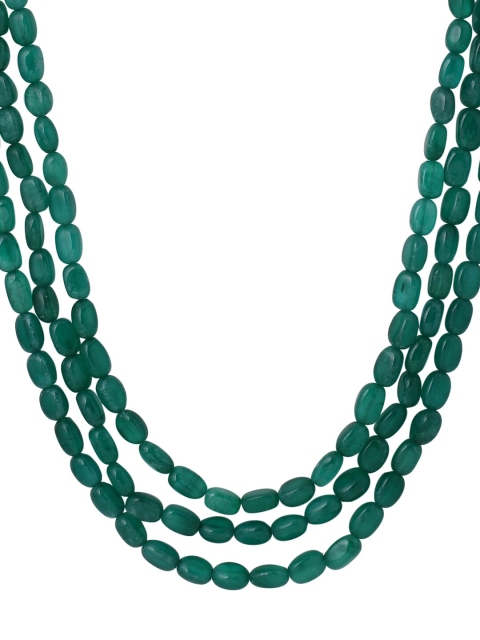 Tistabene Green & White Layered Necklace