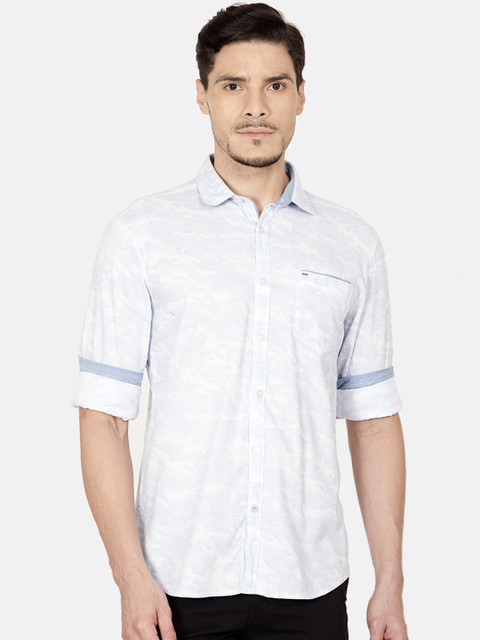 Oxemberg Men Blue Slim Fit Printed Casual Shirt 
Oxemberg Men Blue Slim Fit Printed Casual Shirt