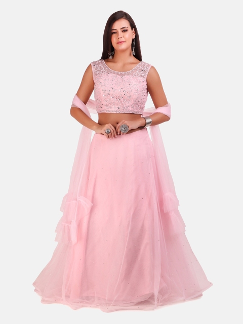 Grancy Pink & White Embroidered Sequinned Ready to Wear Lehenga & Blouse With Dupatta
Grancy Pink & White Embroidered Sequinned Ready to Wear Lehenga & Blouse With Dupatta