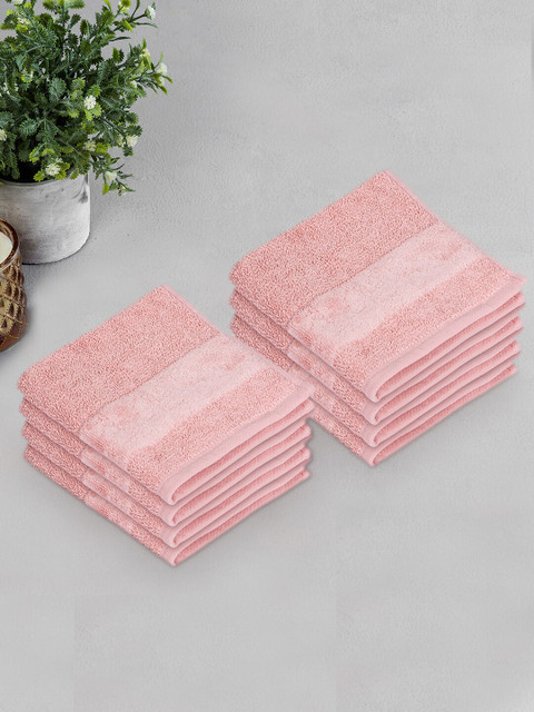 Pure Home and Living Set Of 8 Pink Solid 550 GSM Cotton Face Towels
Pure Home and Living Set Of 8 Pink Solid 550 GSM Cotton Face Towels