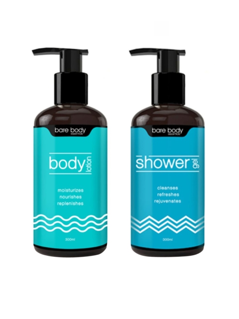 Bare Body Essentials Bath & Body Combo - Body Lotion 300ml & Shower Gel 300ml, Multi
Bare Body Essentials Bath & Body Combo - Body Lotion 300ml & Shower Gel 300ml, Multi