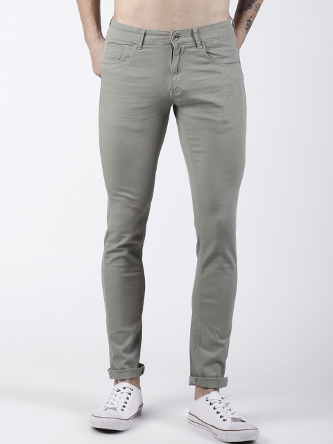 Rex Straut Jeans Men Khaki Slim Fit Jeans