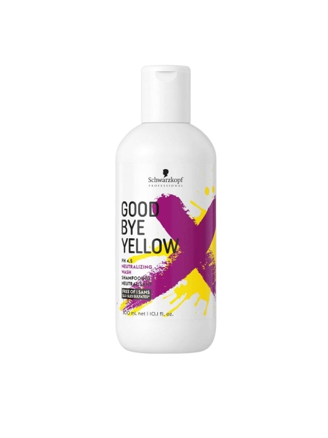 Schwarzkopf PROFESSIONAL Goodbye Yellow Neutralizing Shampoo 300 ml, Transparent