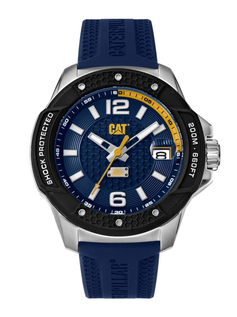 CAT Men Blue SHOCKMASTER EVO Analogue Multi Function Watch SJ.141.26.637