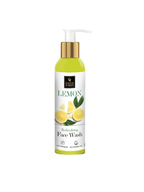 Good Vibes Transparent Lemon Refreshing Face Wash 200 ml