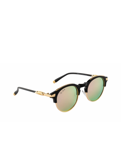 Ted Smith Unisex Pink Lens & Black Round Sunglasses with Polarised Lens TSO-P0809_C1-4
Ted Smith Unisex Pink Lens & Black Round Sunglasses with Polarised Lens TSO-P0809_C1-4