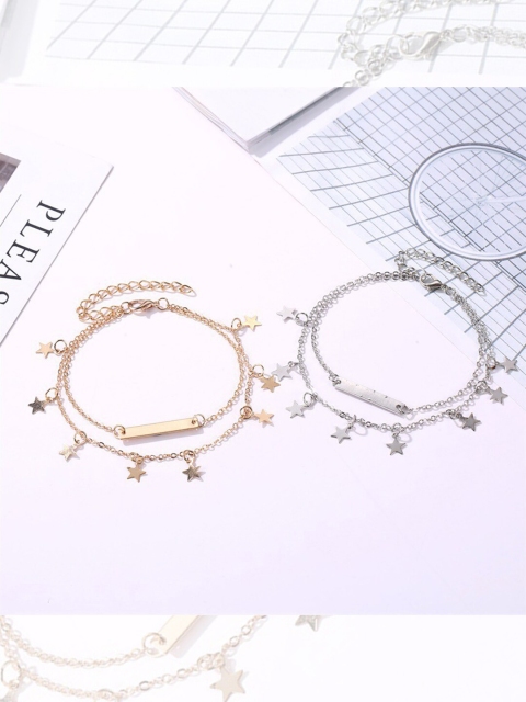 YoungWildFree Women Gold Plated Anklet