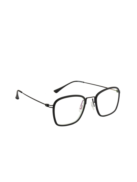 Ted Smith Unisex Black Full Rim Square Frames