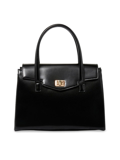 Forever New Black PU Structured Handheld Bag