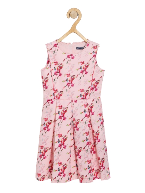 Allen Solly Pink Floral Dress
