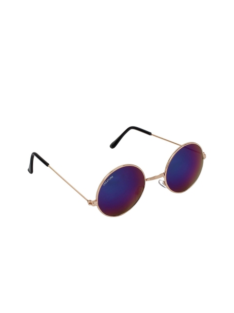 Creature Unisex Blue Lens & Gold-Toned Round Sunglasses with UV Protected Lens SUN-013
Creature Unisex Blue Lens & Gold-Toned Round Sunglasses with UV Protected Lens SUN-013