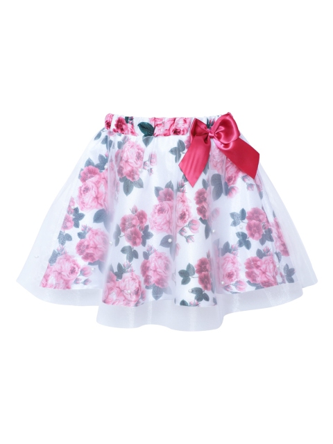 Daffodils GIRLS WEAR Girls Cream Coloured & Pink Floral Printed Flared Knee-Length Skirt
Daffodils GIRLS WEAR Girls Cream Coloured & Pink Floral Printed Flared Knee-Length Skirt
