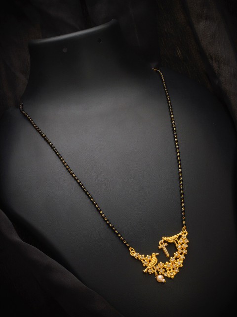 aadita Gold-Plated Black & White AD-Studded & Beaded Alphabet Initials Letter T Mangalsutra
aadita Gold-Plated Black & White AD-Studded & Beaded Alphabet Initials Letter T Mangalsutra