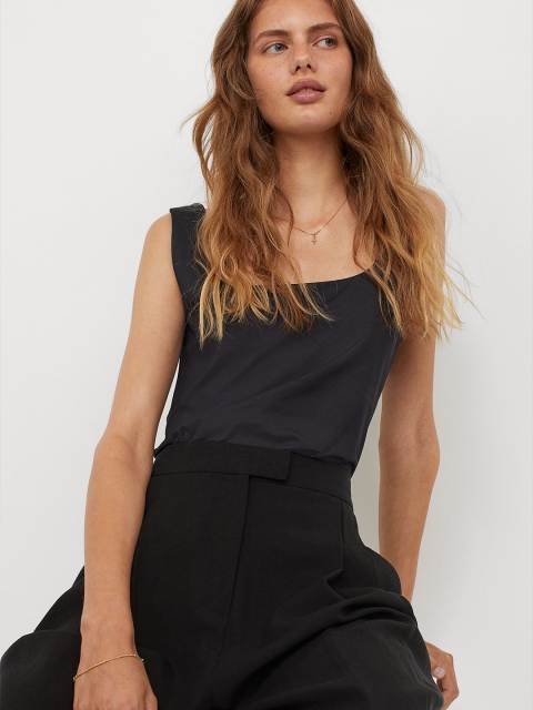 H&M Black Regular Top