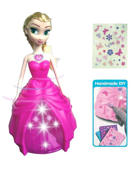 Wembley Toys Kids Pink & Blue Frorez Fashion 360 Degree Rotating Baby Doll with Light & Music
Wembley Toys Kids Pink & Blue Frorez Fashion 360 Degree Rotating Baby Doll with Light & Music