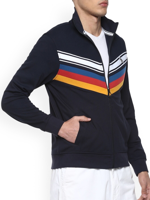 Original Penguin Men Blue Striped Sweatshirt