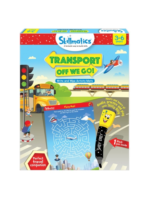 Skillmatics Kids Multi Modes Of Transport Vehicles Traffic Rules & Safety Toy, White
Skillmatics Kids Multi Modes Of Transport Vehicles Traffic Rules & Safety Toy, White