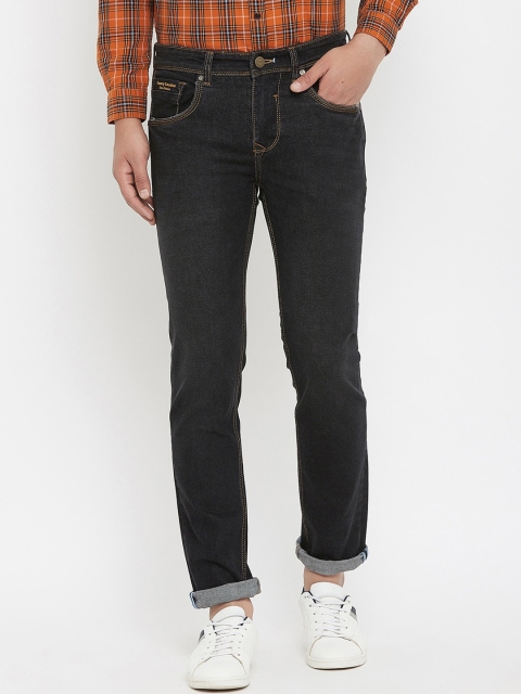 Canary London Men Black Slim Fit Low-Rise Jeans