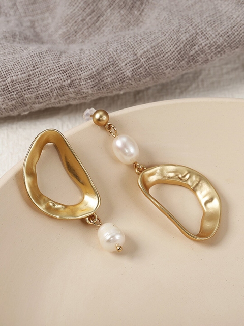 YoungWildFree Gold-Toned Classic Drop Earrings