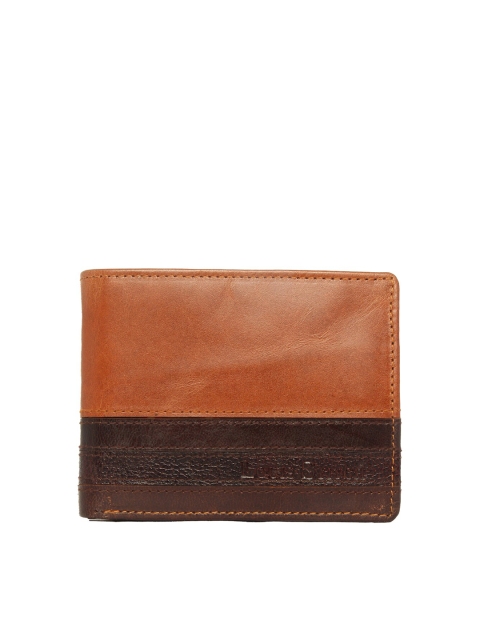 LOUIS STITCH Men Brown & Camel Brown Colourblocked Leather Two Fold Wallet with RFID
LOUIS STITCH Men Brown & Camel Brown Colourblocked Leather Two Fold Wallet with RFID