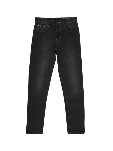 Allen Solly Junior Boys Black Slim Fit Light Fade Jeans
