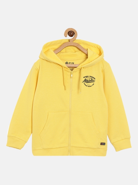 3PIN Boys Yellow Hooded Sweatshirt