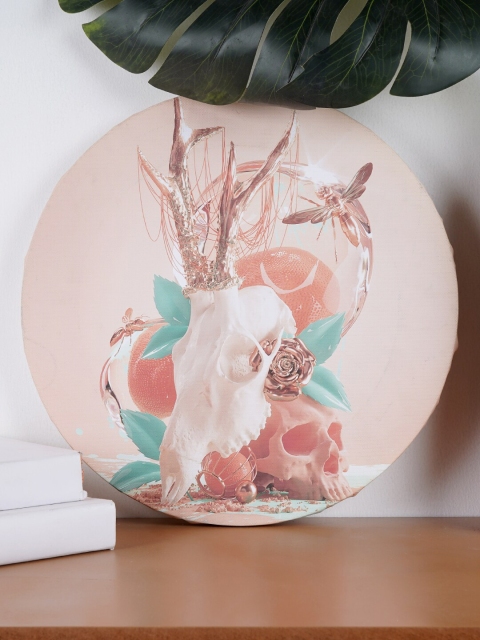 THE ARTMENT Peach-Coloured & Off-White Surreal Explosion Round Canvas Medium Wall Art
THE ARTMENT Peach-Coloured & Off-White Surreal Explosion Round Canvas Medium Wall Art