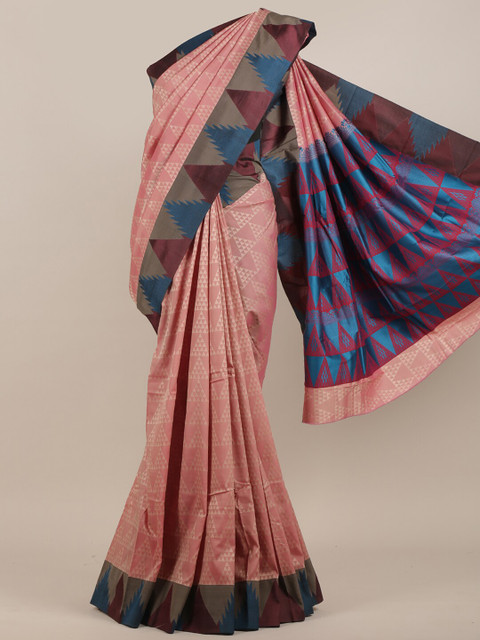 Pothys Pink & Blue Art Silk Saree
Pothys Pink & Blue Art Silk Saree