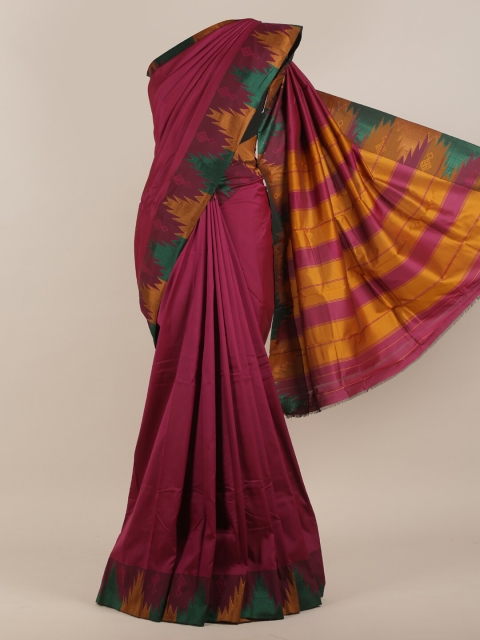 Pothys Maroon Art Silk Saree