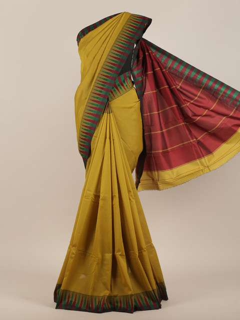 Pothys Mustard Art Silk Saree 
Pothys Mustard Art Silk Saree