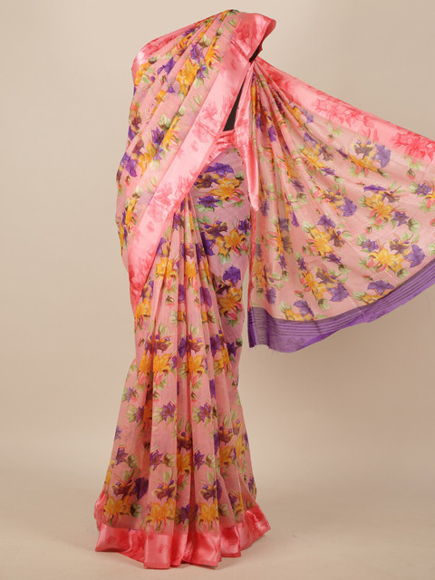 Pothys Pink & Purple Floral Saree
Pothys Pink & Purple Floral Saree