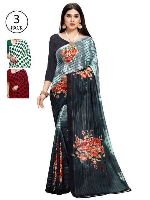 KALINI Multicolor Georgette Printed Daily Wear Saree With Unstitched Blouse(Pack of 3), Grey
KALINI Multicolor Georgette Printed Daily Wear Saree With Unstitched Blouse(Pack of 3), Grey